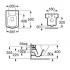 Комплект унитаз подвесной Roca HALL с крышкой микролифт + Инсталляция Roca DUPLO WC