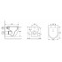 Комплект инсталляция Geberit Delta 21 Duofix и унитаз подвесной безободковый Owl Wave Cirkel-H, сиденье микролифт, кнопка смыва хром