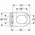 Комплект Geberit iCon №3 SET система инсталляции Omega, унитаз Icon укороченный, 500.060.TC.I