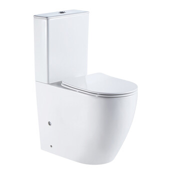 Унитаз-компакт Azario Mirada AZ-1289A безободковый, с сиденьем микролифт