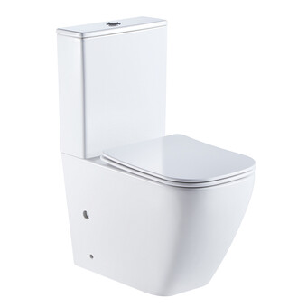 Унитаз-компакт Azario Levanto AZ-1228A безободковый, с сиденьем микролифт