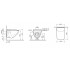 Унитаз подвесной AM.PM Inspire V2.0, с интегрированным электронным биде TouchReel