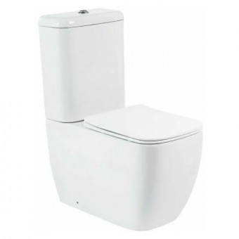 Унитаз-компакт BelBagno ALPINA-R, безободковый, P-trap