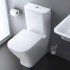Унитаз напольный ROCA Gap Clean Rim безободковый с микролифтом