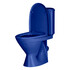 Унитаз-компакт Старый Оскол синий 'АРГО' антивсплеск косой (Стандарт, 1 реж., полипр.)