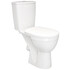 Унитаз-компакт ROSA 'РЕССА' цвет белый (2-реж.арматура+сиденье, высота от пола до сиденья 450 мм)
