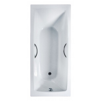 Чугунная ванна Бриз 170х75 с дугообразными ручками