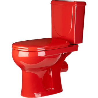 Унитаз-компакт Оскольская керамика Ирида Стандарт, красный 40360130402