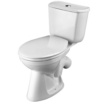 Унитаз-компакт SANTEK 'БРИЗ ЭКОНОМ' 1.WH20.2.569 выпуск косой ЭКО