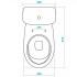 Унитаз-компакт SANTEK 'БОРЕАЛЬ' 1.WH30.1.704 выпуск косой, антивсплеск ЭКО