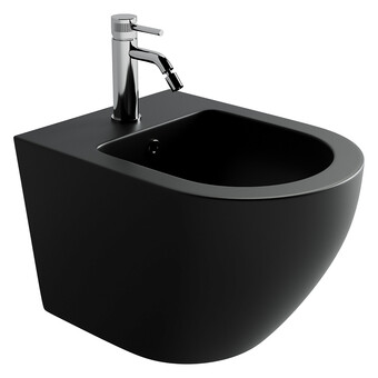 Биде подвесное Ceramicanova Uno CN11002MB черный матовый