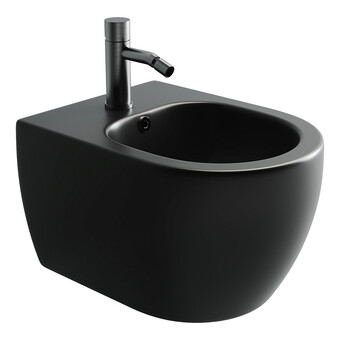 Биде подвесное Ceramicanova Play CN3002MB черный матовый