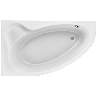 Акриловая ванна 170x100 правая Santek Эдера 1.WH50.1.663