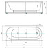 Акриловая ванна 180x70 Aquatek Оберон OBR180-0000216 белый