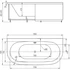 Акриловая ванна 190x90 Aquatek Морфей MOR190-0000059