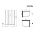 Душевая кабина Niagara Classic NG-33084-14LBKG 100x80x200 с гидромассажем