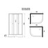 Душевая кабина Niagara Classic NG-33974-14LG 90x70x215 с гидромассажем