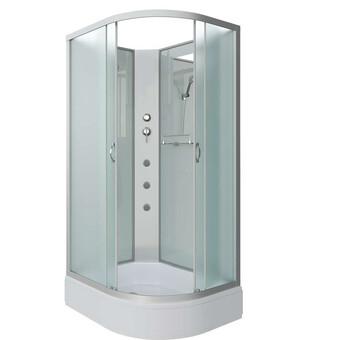 Душевая кабина Niagara Classic NG-33084-14LBKG 100x80x200 с гидромассажем - копия