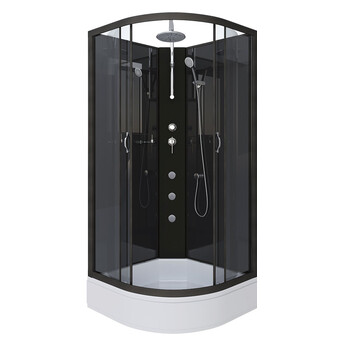 Душевая кабина Niagara Classic NG-6501-14BKTG 90x90x240 с гидромассажем