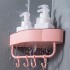 Полка ST SM-XM006/PK угловая с крючками цвет розовый