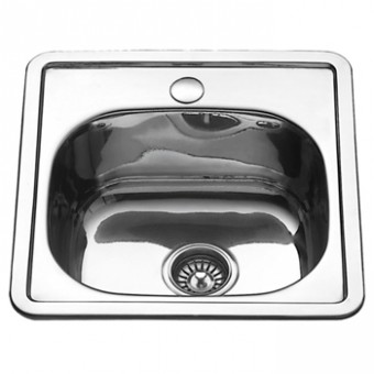 Мойка нержавейка MELANA (480х480) 0.6 mm врезная