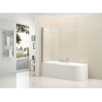 Перейти на страницу товара Душевая шторка Cezares Eco 80x140, правая, хром